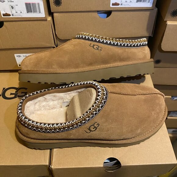 UGG Women's Tasman Suede upper Slipper Chestnut - Picture 4 of 5